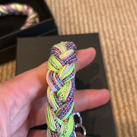 NWT KENDRA SCOTT masie corded bracket in lilac neon mix - Picture 6 of 11